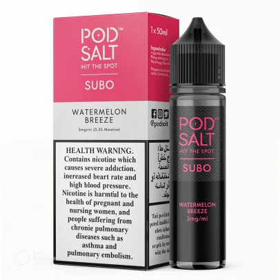 POD SALT SUBO JUICE - WATERMELON BREEZE - 3MG