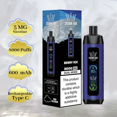 Al Fakher Crown Bar 8000 Puffs – 5mg Nicotine