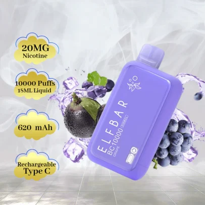 Elf Bar BC10000 Disposable Vape – 20mg Nicotine (Dubai, UAE)