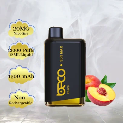 BECO Soft Max 12000 Puffs Disposable Vape by Vaptio – 20mg Nicotine (Dubai, UAE)