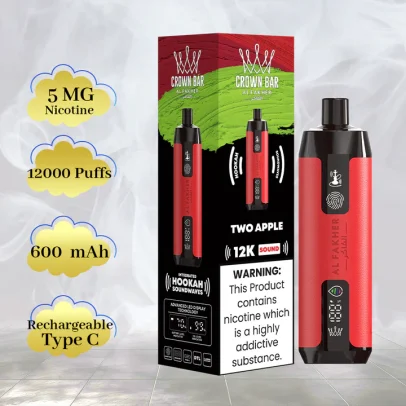 Al Fakher 12000 Puffs Disposable Vape – 5mg Nicotine (Dubai, UAE)